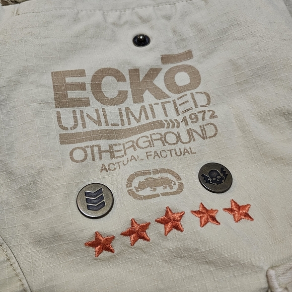 Y2k Ecko Unltd Actual Factual Cargo Pants - Picture 3 of 11